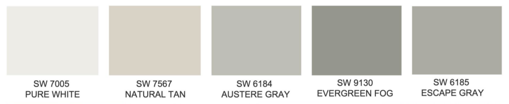Sherwin Williams colors